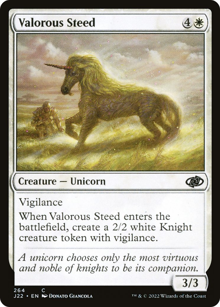 Valorous Steed [Jumpstart 2022] | Black Swamp Games