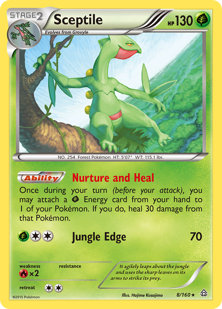 Sceptile (8/160) [XY: Primal Clash] | Black Swamp Games