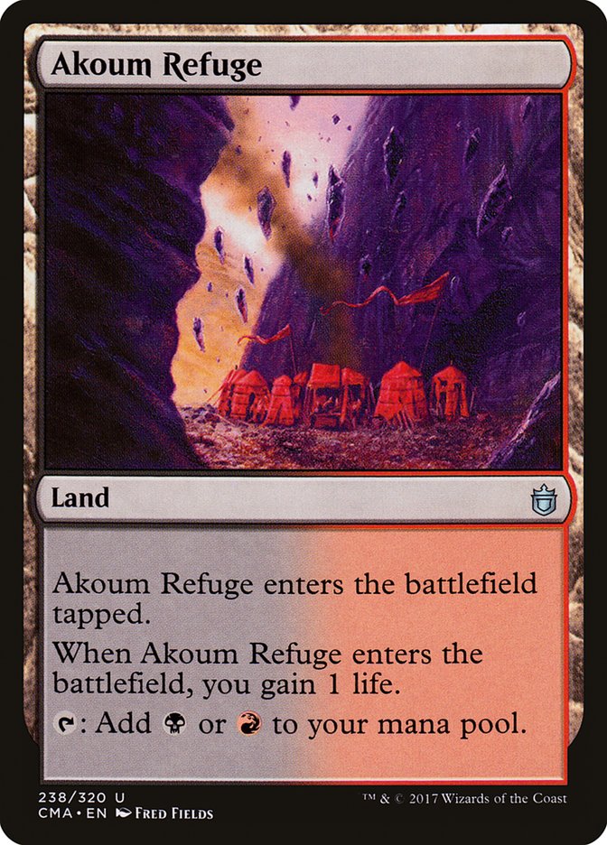 Akoum Refuge [Commander Anthology] | Black Swamp Games
