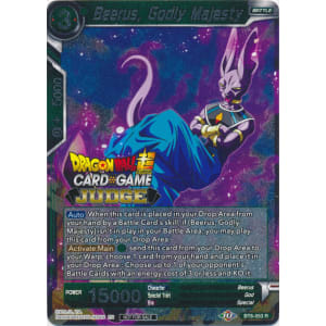 Beerus, Godly Majesty (BT8-053) [Judge Promotion Cards] | Black Swamp Games