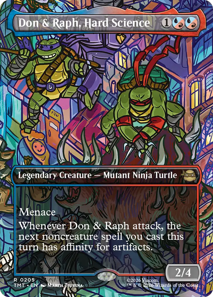 Don & Raph, Hard Science (Borderless) [Teenage Mutant Ninja Turtles] | Black Swamp Games