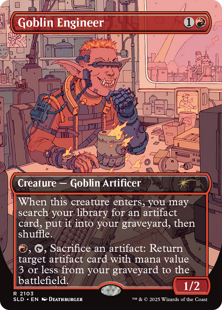 Goblin Engineer (Galaxy Foil) [Secret Lair Drop Series] | Black Swamp Games