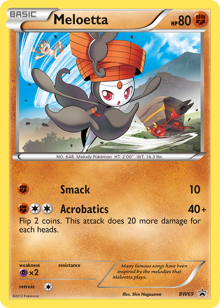 Meloetta (BW69) [Black & White: Black Star Promos] | Black Swamp Games