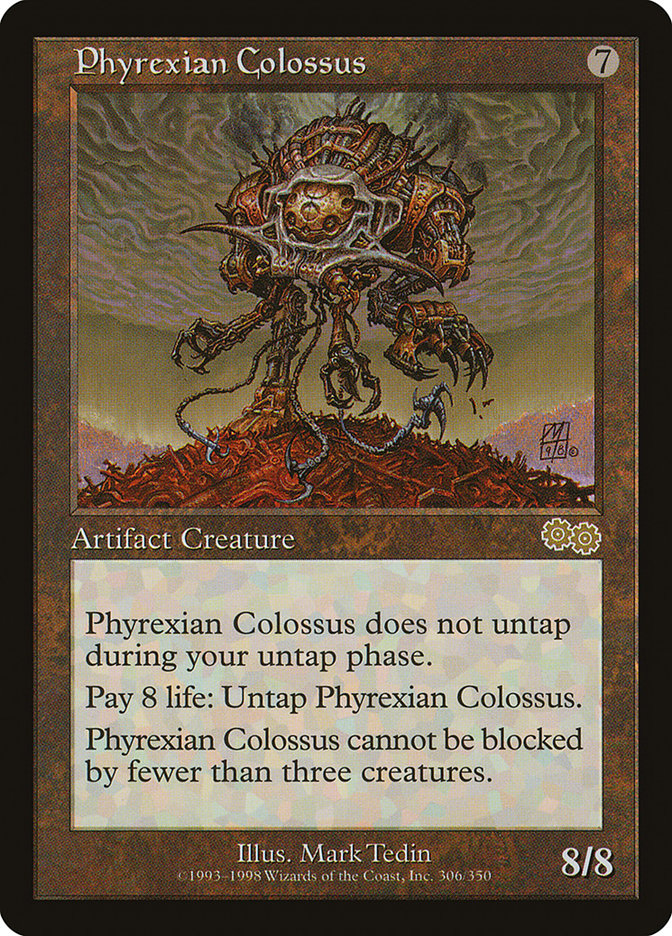 Phyrexian Colossus [Urza's Saga] | Black Swamp Games