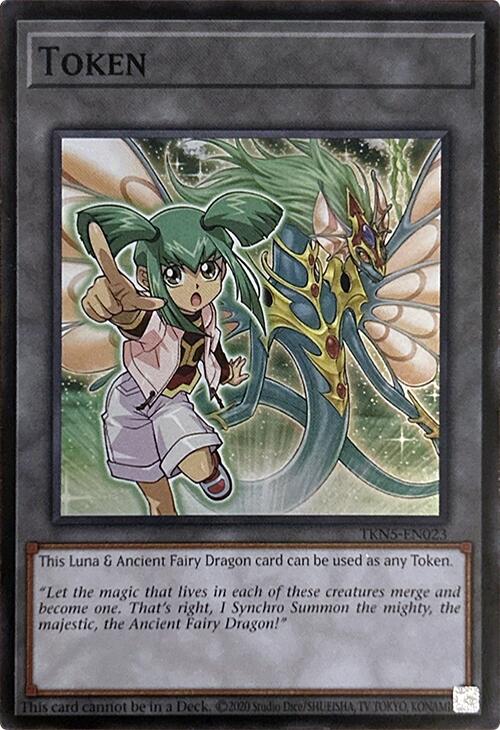 Token (Luna & Ancient Fairy Dragon) [TKN5-EN023] Super Rare | Black Swamp Games
