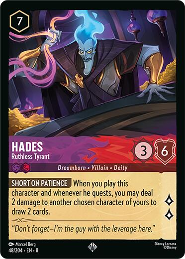 Hades - Ruthless Tyrant (48/204) [Reign of Jafar] | Black Swamp Games