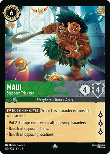 Maui - Stubborn Trickster (110/204) [Reign of Jafar] | Black Swamp Games