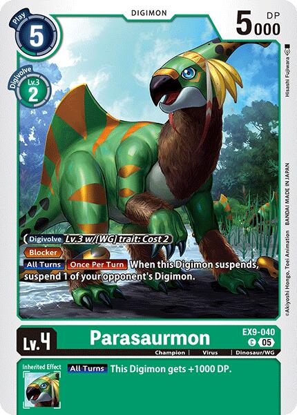 Parasaurmon [EX9-040] [Versus Monsters] | Black Swamp Games