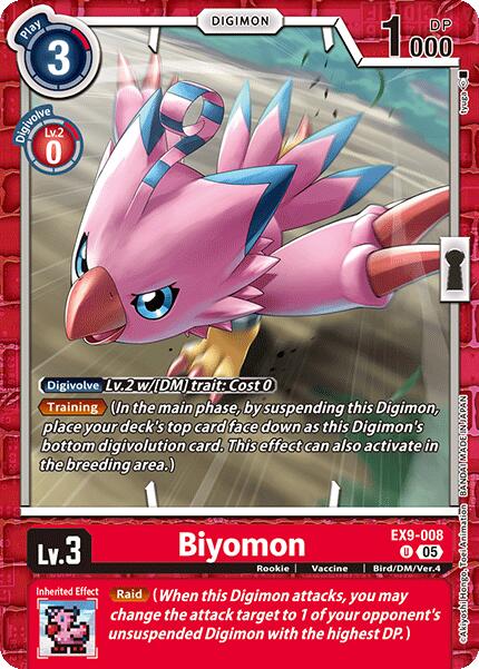 Biyomon [EX9-008] [Versus Monsters] | Black Swamp Games