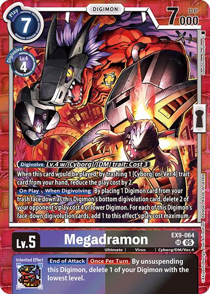 Megadramon [EX9-064] [Versus Monsters] | Black Swamp Games
