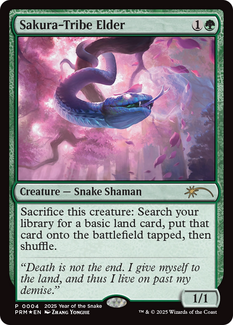 Sakura-Tribe Elder (Year of the Snake 2025) [Standard Showdown Promos] | Black Swamp Games
