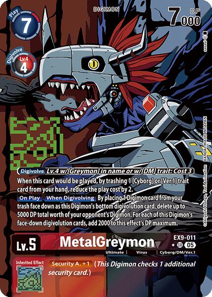 MetalGreymon [EX9-011] (Alternate Art) [Versus Monsters] | Black Swamp Games