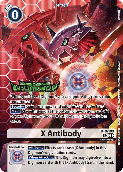 X Antibody [BT9-109] (Evolution Cup 2025 Vol. 1) [X Record] | Black Swamp Games