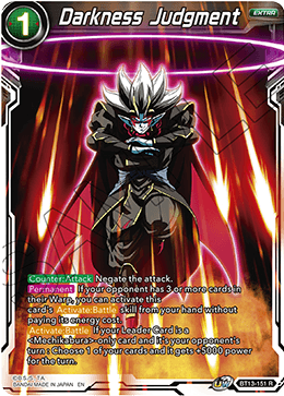 Darkness Judgment (Rare) (BT13-151) [Supreme Rivalry] | Black Swamp Games
