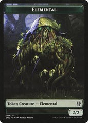 Elemental (008) // Elemental (010) Double-Sided Token [Zendikar Rising Commander Tokens] | Black Swamp Games