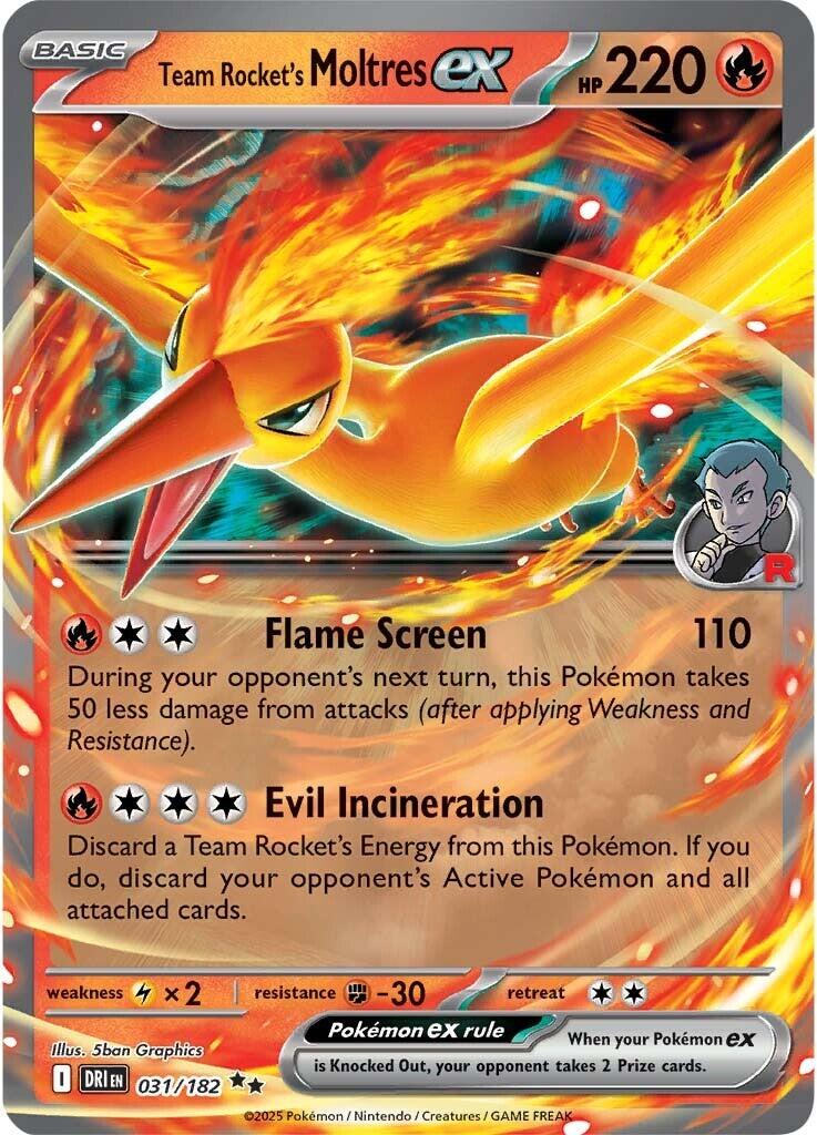 Team Rocket's Moltres ex (031/182) [Scarlet & Violet: Destined Rivals] | Black Swamp Games
