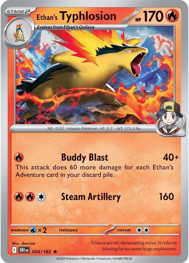Ethan's Typhlosion (034/182) [Scarlet & Violet: Destined Rivals] | Black Swamp Games