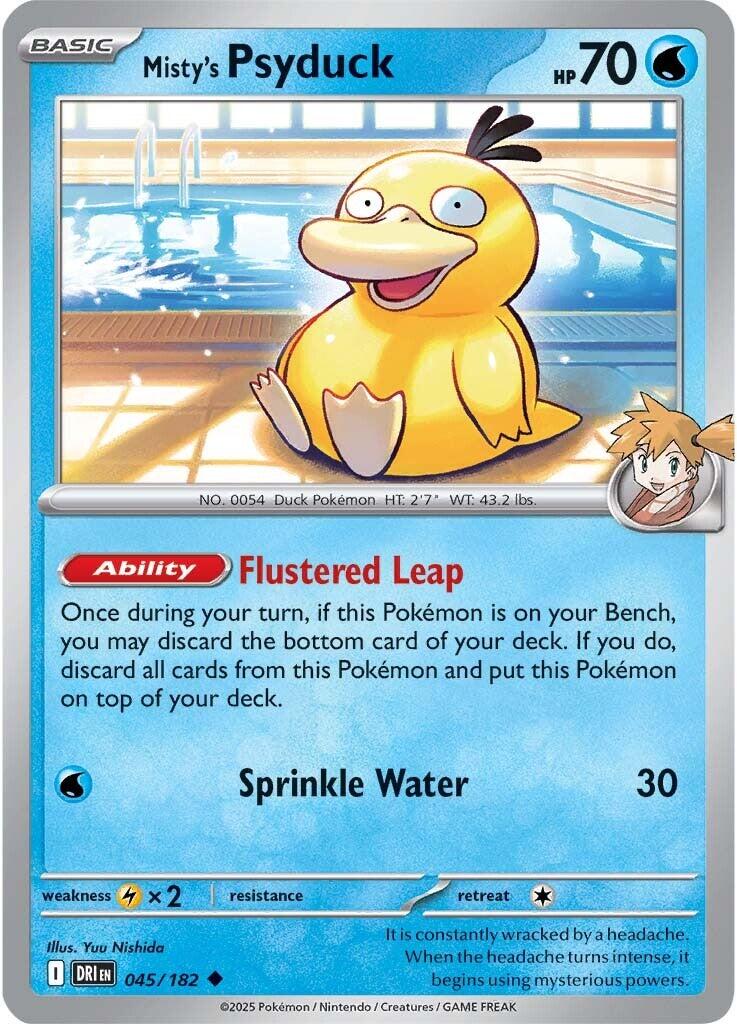 Misty's Psyduck (045/182) [Scarlet & Violet: Destined Rivals] | Black Swamp Games