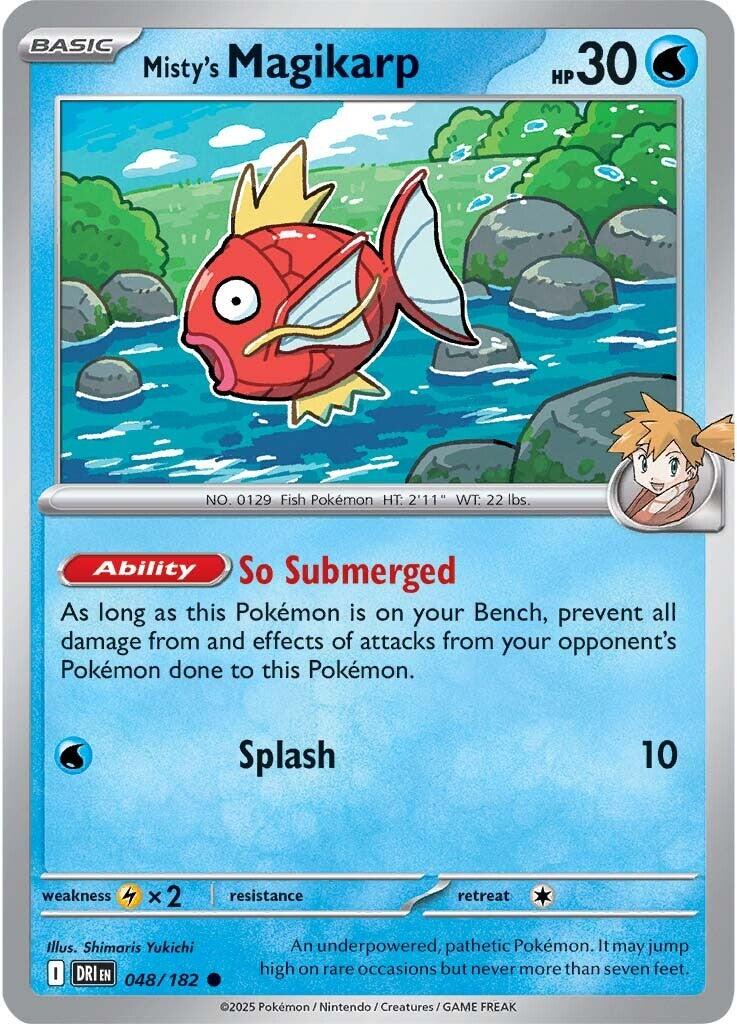 Misty's Magikarp (048/182) [Scarlet & Violet: Destined Rivals] | Black Swamp Games
