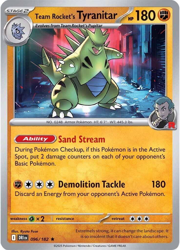 Team Rocket's Tyranitar (096/182) [Scarlet & Violet: Destined Rivals] | Black Swamp Games