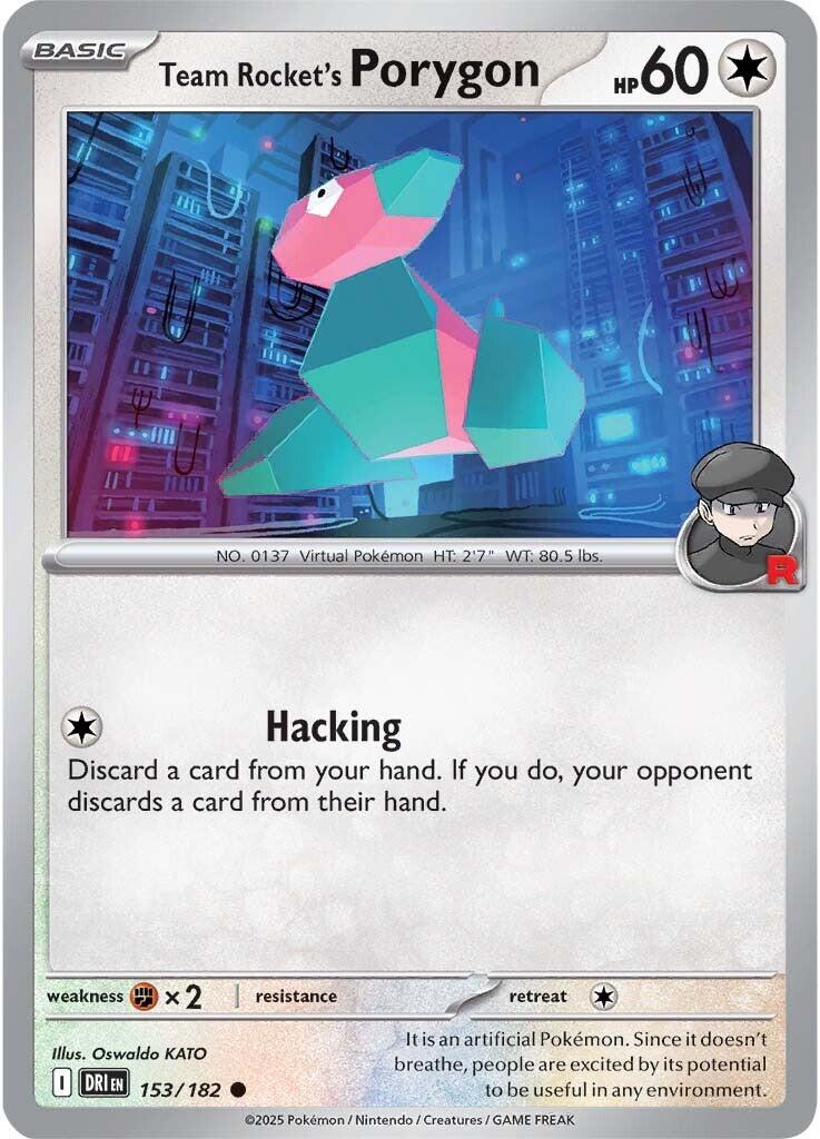 Team Rocket's Porygon (153/182) [Scarlet & Violet: Destined Rivals] | Black Swamp Games