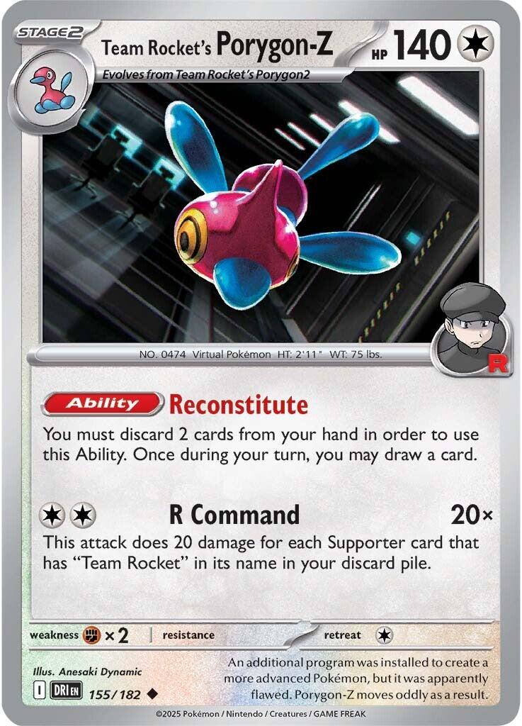 Team Rocket's Porygon-Z (155/182) [Scarlet & Violet: Destined Rivals] | Black Swamp Games