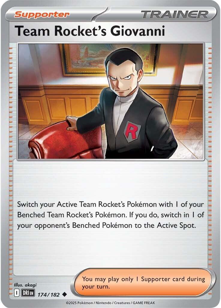 Team Rocket's Giovanni (174/182) [Scarlet & Violet: Destined Rivals] | Black Swamp Games