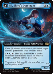 Jill, Shiva's Dominant // Shiva, Warden of Ice (Extended Art) [FINAL FANTASY] | Black Swamp Games