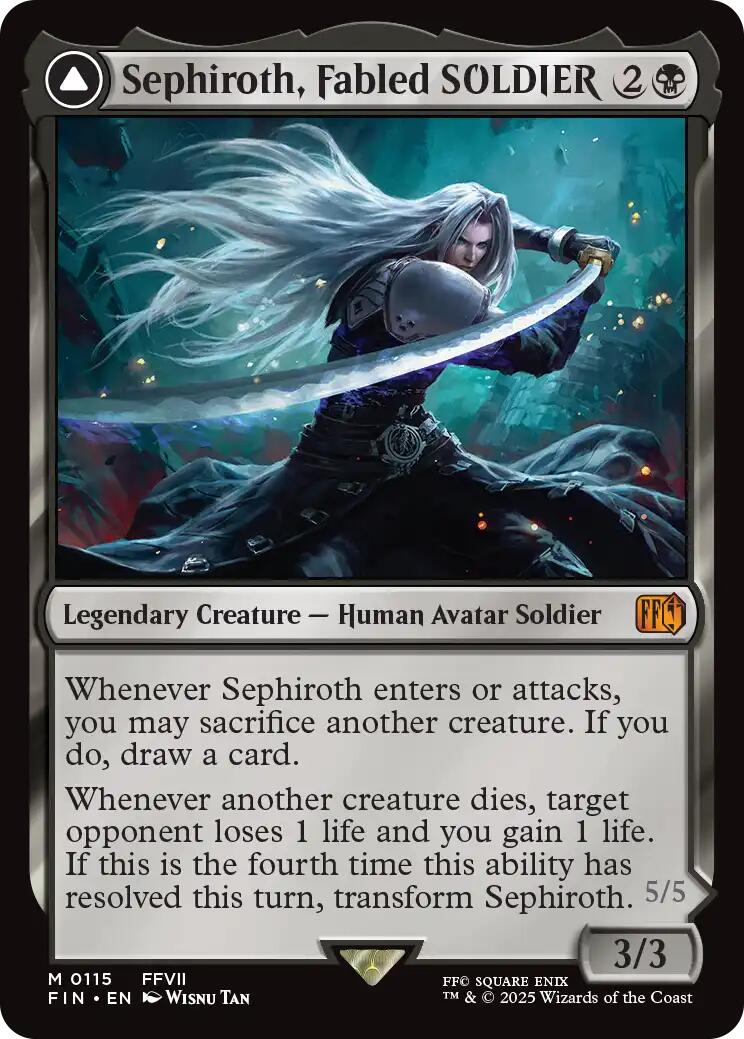 Sephiroth, Fabled SOLDIER // Sephiroth, One-Winged Angel [FINAL FANTASY] | Black Swamp Games