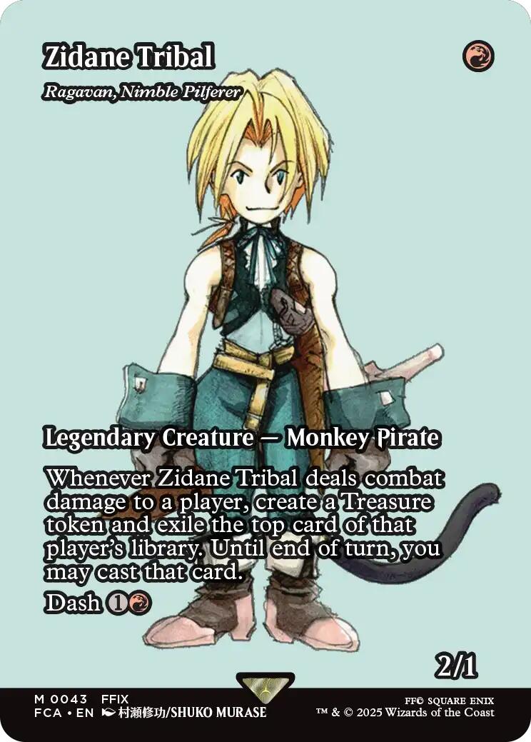 Zidane Tribal - Ragavan, Nimble Pilferer (Showcase) [FINAL FANTASY : Through the Ages] | Black Swamp Games