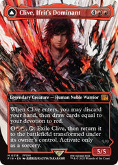 Clive, Ifrit's Dominant // Ifrit, Warden of Inferno (Borderless) (0318) [FINAL FANTASY] | Black Swamp Games