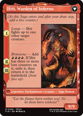 Clive, Ifrit's Dominant // Ifrit, Warden of Inferno (Extended Art) [FINAL FANTASY] | Black Swamp Games