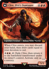 Clive, Ifrit's Dominant // Ifrit, Warden of Inferno (Extended Art) [FINAL FANTASY] | Black Swamp Games