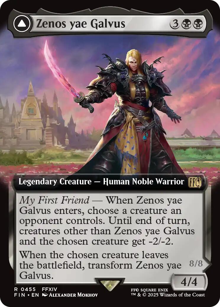 Zenos yae Galvus // Shinryu, Transcendent Rival (Extended Art) [FINAL FANTASY] | Black Swamp Games