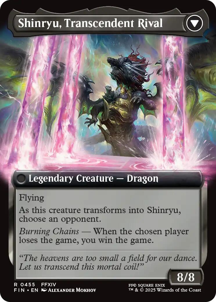 Zenos yae Galvus // Shinryu, Transcendent Rival (Extended Art) [FINAL FANTASY] | Black Swamp Games