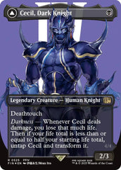 Cecil, Dark Knight // Cecil, Redeemed Paladin (Borderless) (Surge Foil) [FINAL FANTASY] | Black Swamp Games