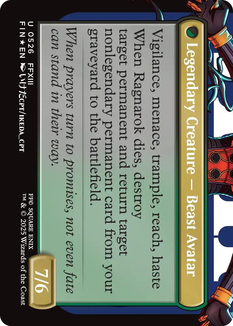 Fang, Fearless l'Cie (Borderless) (Surge Foil) [FINAL FANTASY] | Black Swamp Games