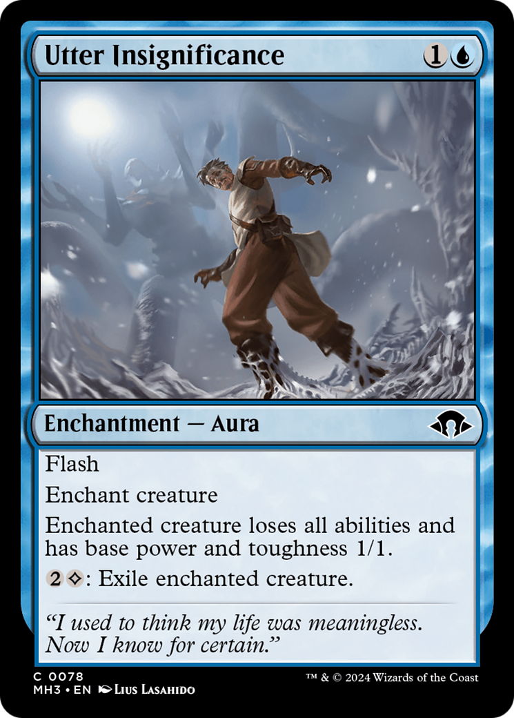 Utter Insignificance [Modern Horizons 3] | Black Swamp Games