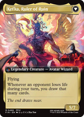 Kefka, Court Mage // Kefka, Ruler of Ruin (Extended Art) [FINAL FANTASY] | Black Swamp Games