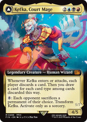 Kefka, Court Mage // Kefka, Ruler of Ruin (Extended Art) [FINAL FANTASY] | Black Swamp Games