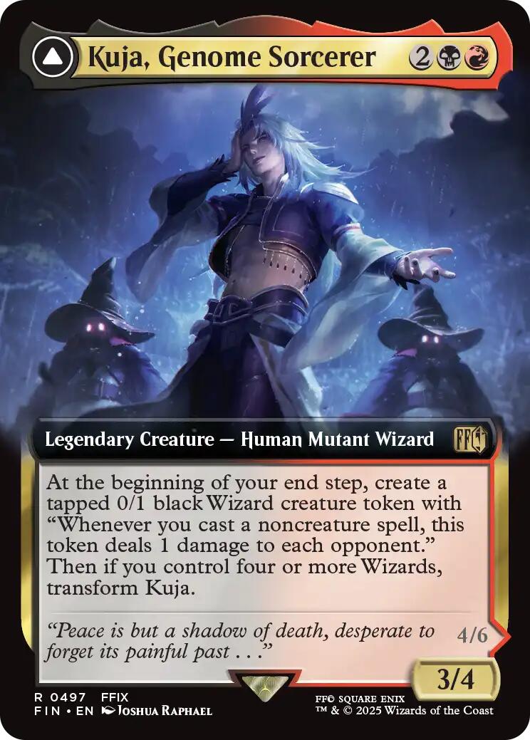 Kuja, Genome Sorcerer // Trance Kuja, Fate Defied (Extended Art) [FINAL FANTASY] | Black Swamp Games