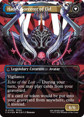 Emet-Selch, Unsundered // Hades, Sorcerer of Eld (Borderless) (Surge Foil) [FINAL FANTASY] | Black Swamp Games