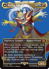 Kefka, Court Mage // Kefka, Ruler of Ruin (Borderless) (Surge Foil) [FINAL FANTASY] | Black Swamp Games