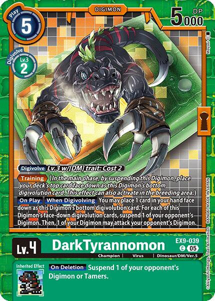 DarkTyrannomon [EX9-039] [Versus Monsters] | Black Swamp Games