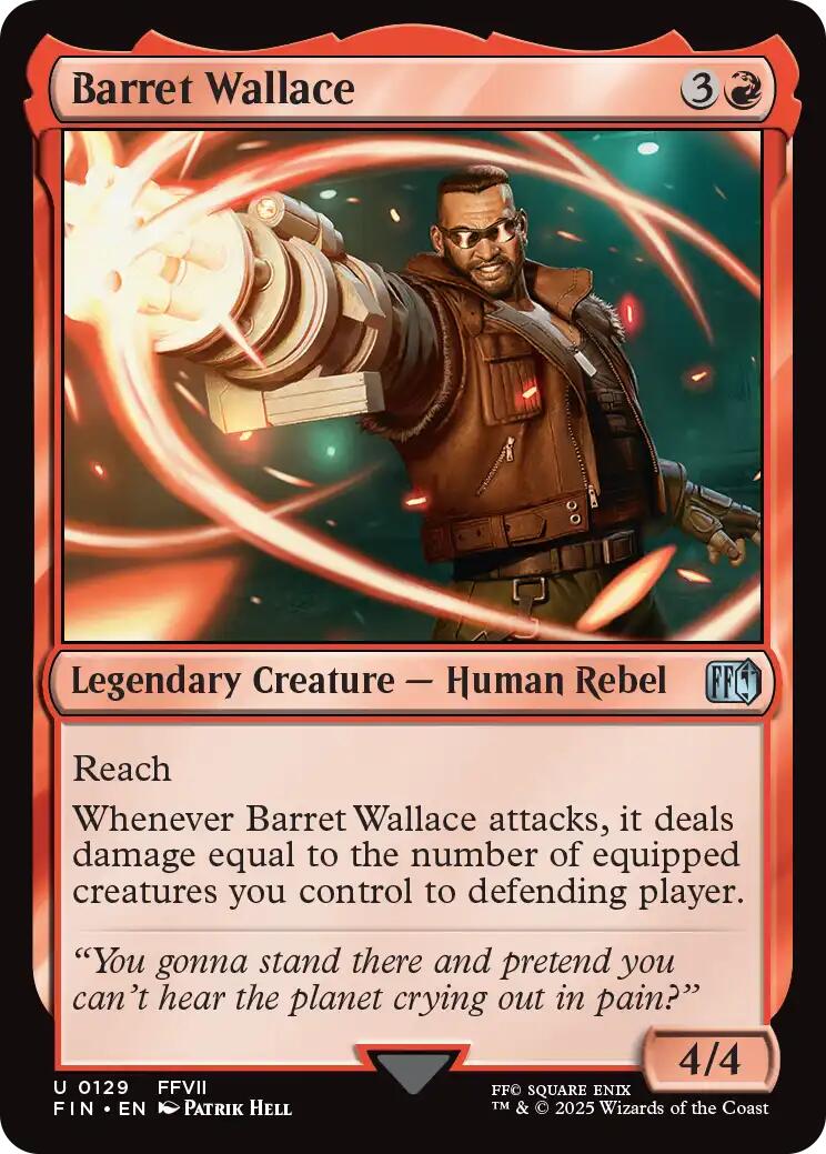 Barret Wallace [FINAL FANTASY] | Black Swamp Games