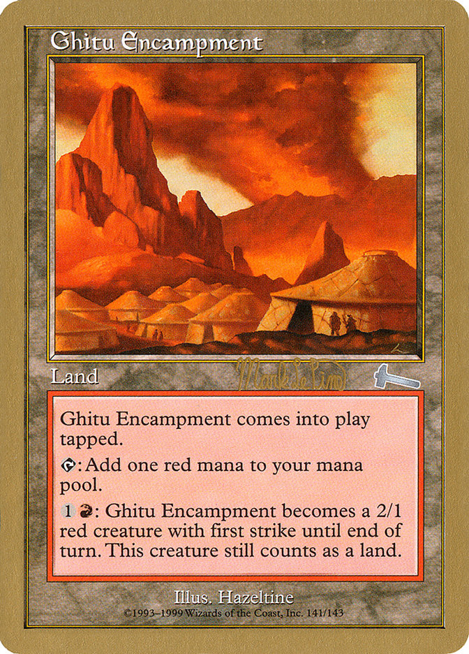 Ghitu Encampment (Mark Le Pine) [World Championship Decks 1999] | Black Swamp Games
