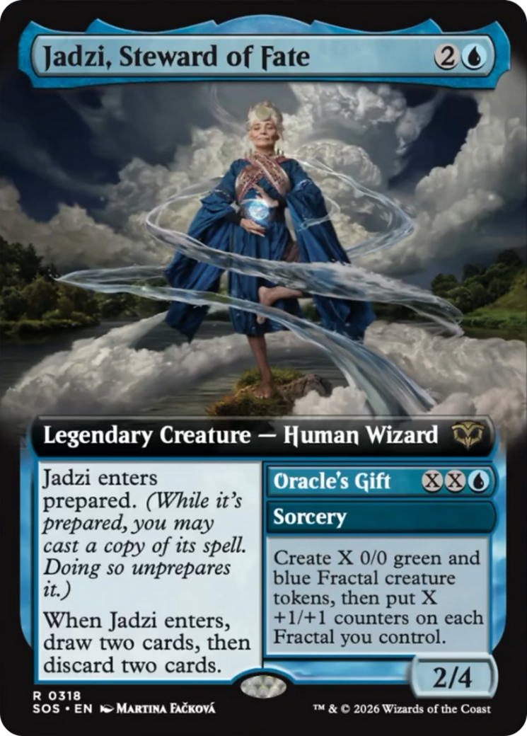 Jadzi, Steward of Fate (Extended Art) [Secrets of Strixhaven] | Black Swamp Games