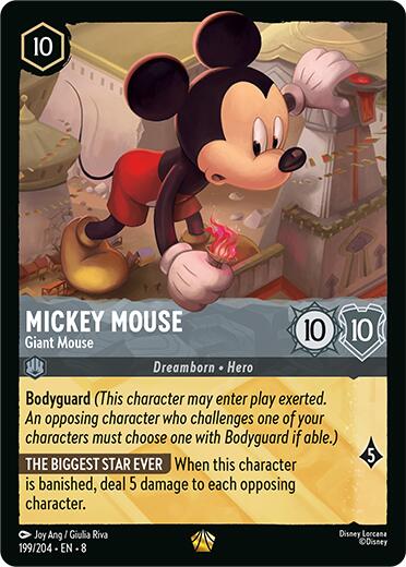Mickey Mouse - Giant Mouse (199/204) [Reign of Jafar] | Black Swamp Games