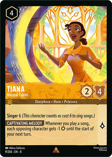 Tiana - Natural Talent (9/204) [Reign of Jafar] | Black Swamp Games
