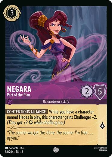 Megara - Part of the Plan (54/204) [Reign of Jafar] | Black Swamp Games